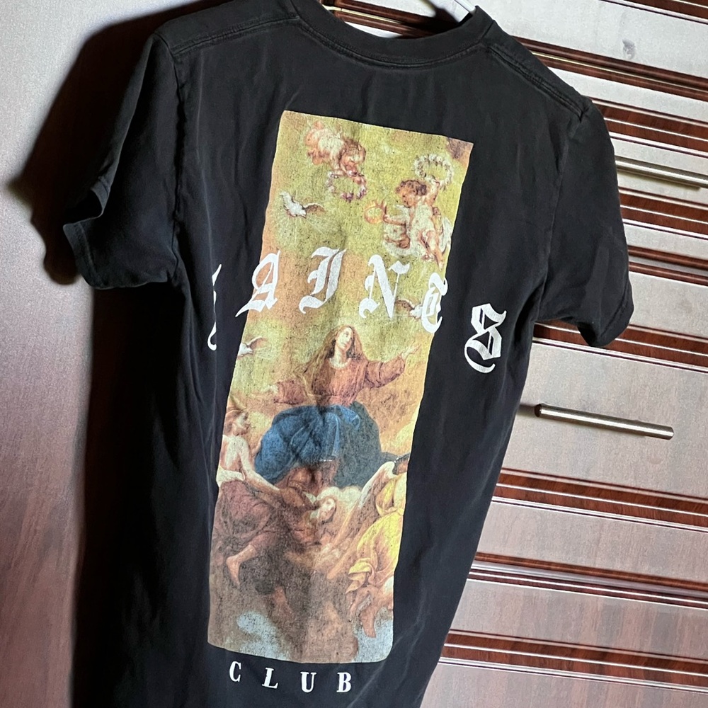 Black Short Sleeve Graphic Tee with Colorful Design